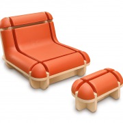 matali crasset quand jim se relaxe leather wood domeau peres artisan cuir 