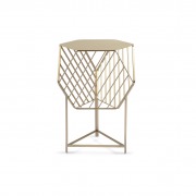 matali crasset brass side table coffee table gueridon exto