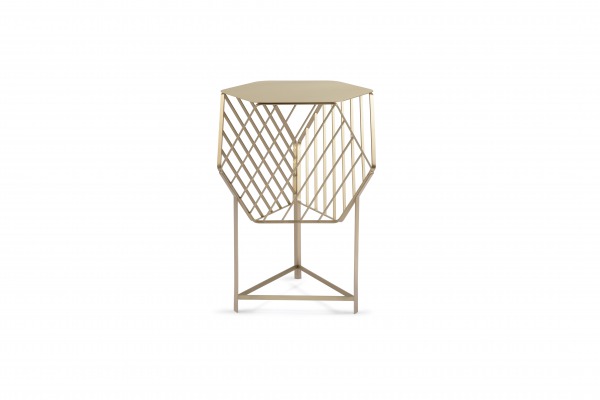 matali crasset brass side table coffee table gueridon exto